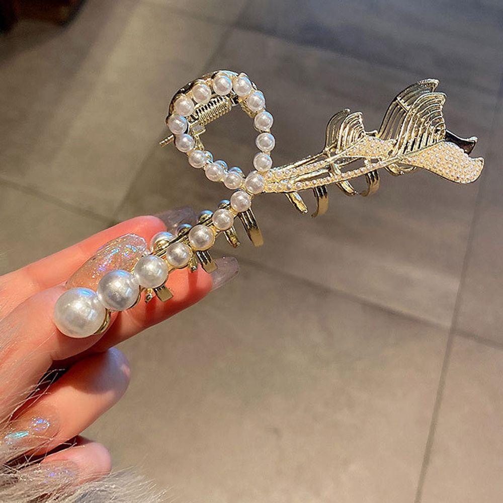 Kẹp Tóc Hình Cá Mập Phong Cách Vintage Thanh Lịch Cho Nữ