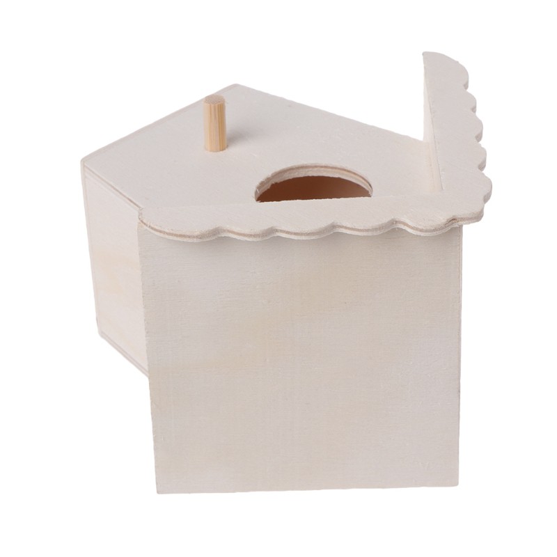 Tổ chim bằng gỗ tự nhiên hình trái tim thiết kế gắn tường