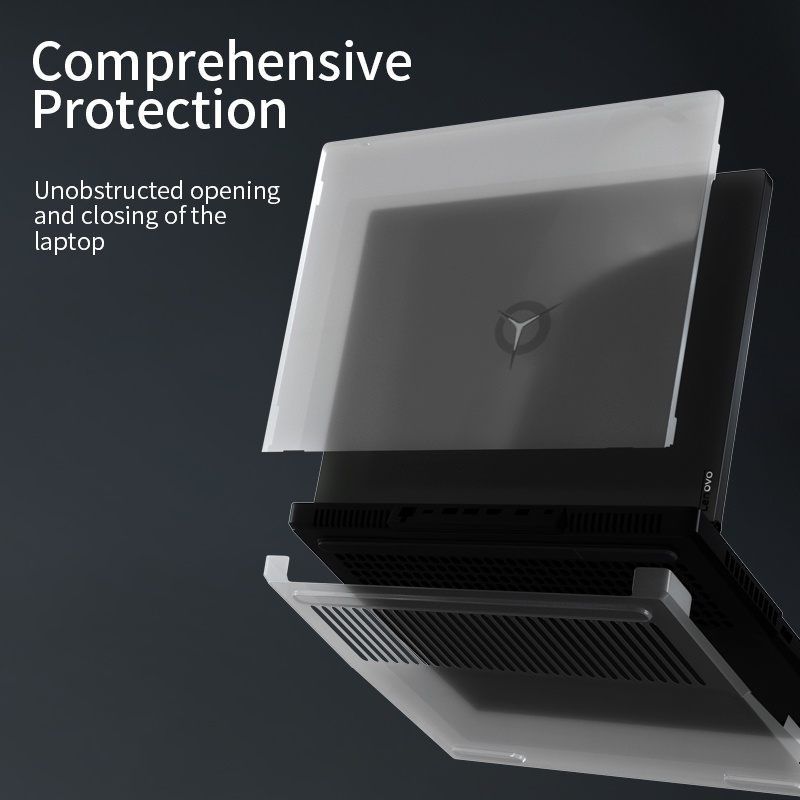 Ốp Điện Thoại Nhựa PVC Cứng Nhám Màu Trong Suốt Cho Lenovo Legion 5 Pro 16 Inch 2021