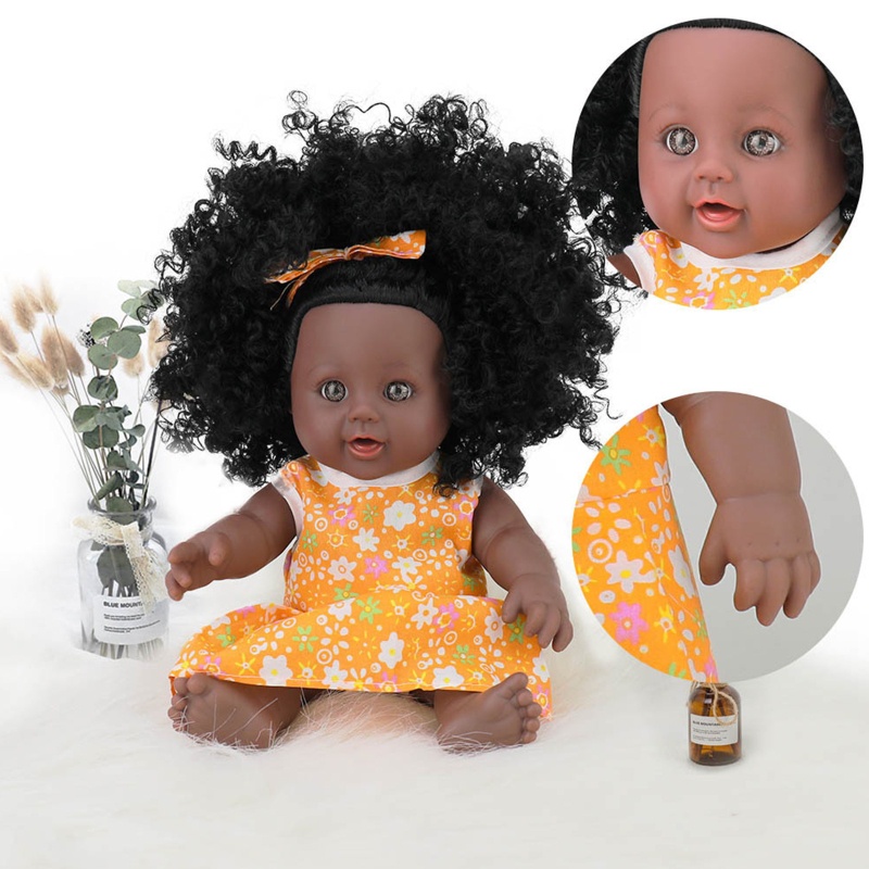 Giường Ngủ Màu Đen Hình Búp Bê Châu Phi Độc Đáo Cho Bé Gái