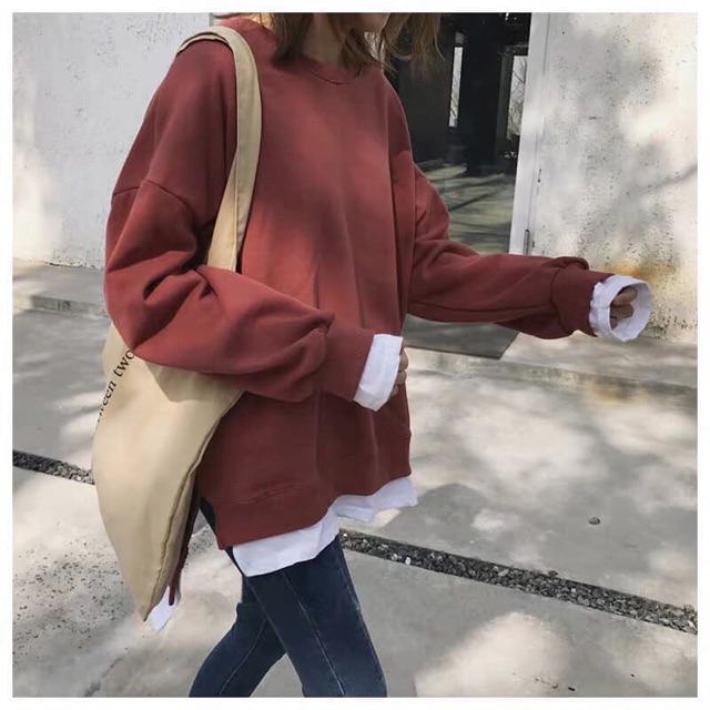 Áo nỉ bông ulzzang | BigBuy360 - bigbuy360.vn