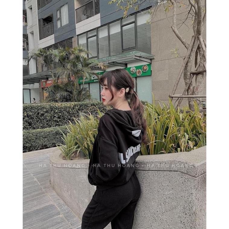 [RẺ VÔ ĐỊCH] Bộ nỉ mũ cottong chữ Sander in lưng