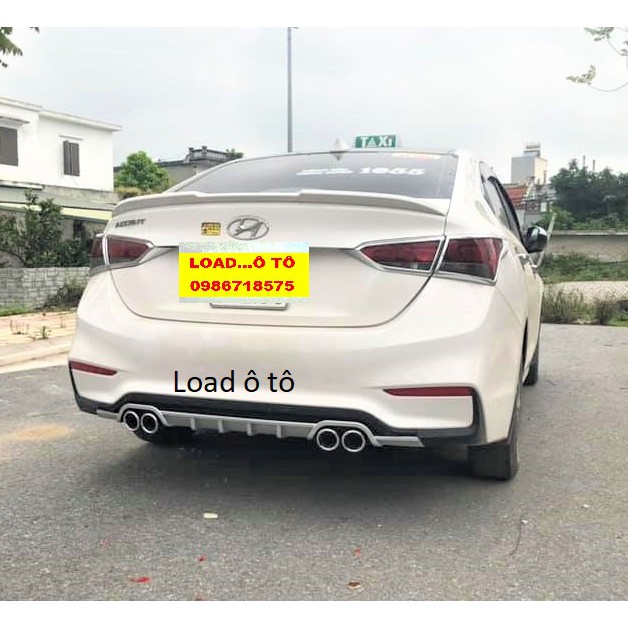 Líp Pô Chia, Lippo Chia Xe Huyndai Accent 2018-2021 Mẫu 4 Pô Cao Cấp Nhất Thị Trường