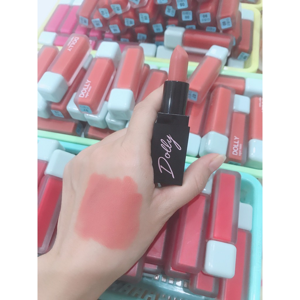 [Nâu Sữa] Catch Me Up - Son Sáp Phủ Phấn Hữu Cơ Dolly Không Chì Màu Nâu Sữa Tách Set | BigBuy360 - bigbuy360.vn