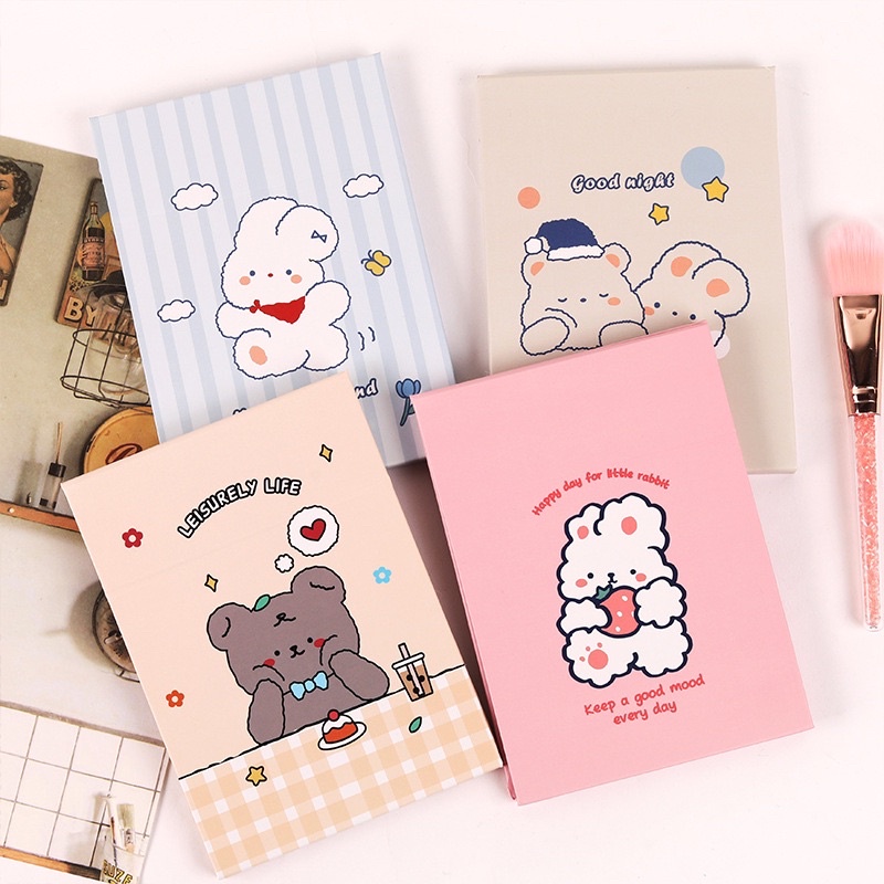 Gương để bàn size mini hoạ tiết hoạt hình