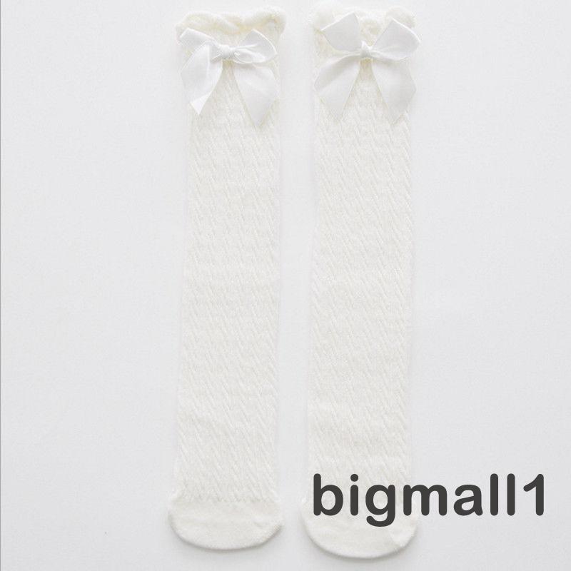 Vớ Dài Đến Gối Đính Nơ Ren Dễ Thương Cho Bé Gái