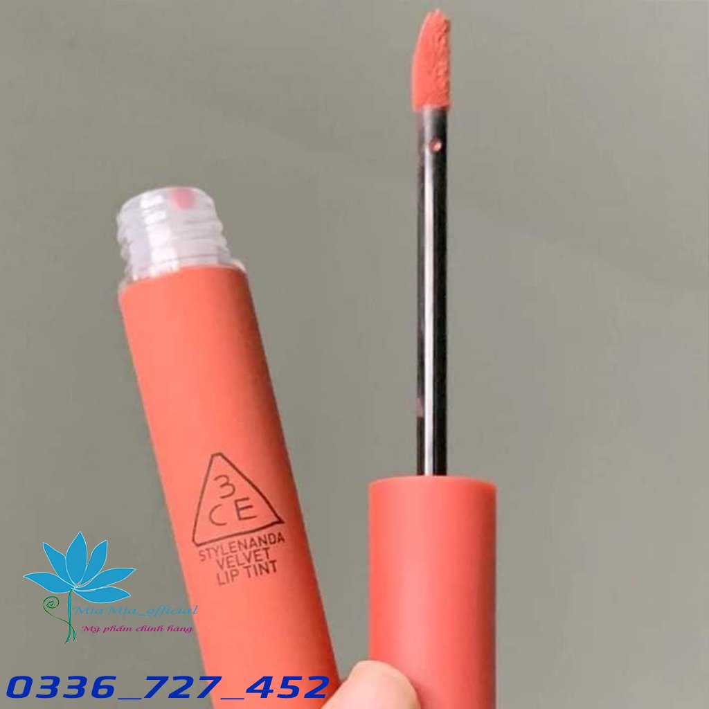 Son 3CE Velvet Lip Tint Going Right – Màu Cam Hồng Đất