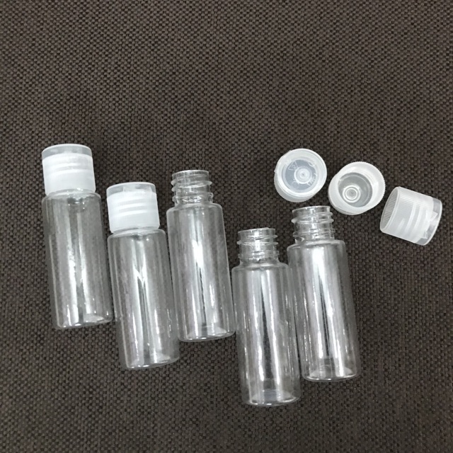 20 chai xịt phun sương màu đen , trắng 30ml/50ml - combo 20 chai nhựa trong suốt 30ml/50ml xịt phun sương-chiết mỹ phẩm