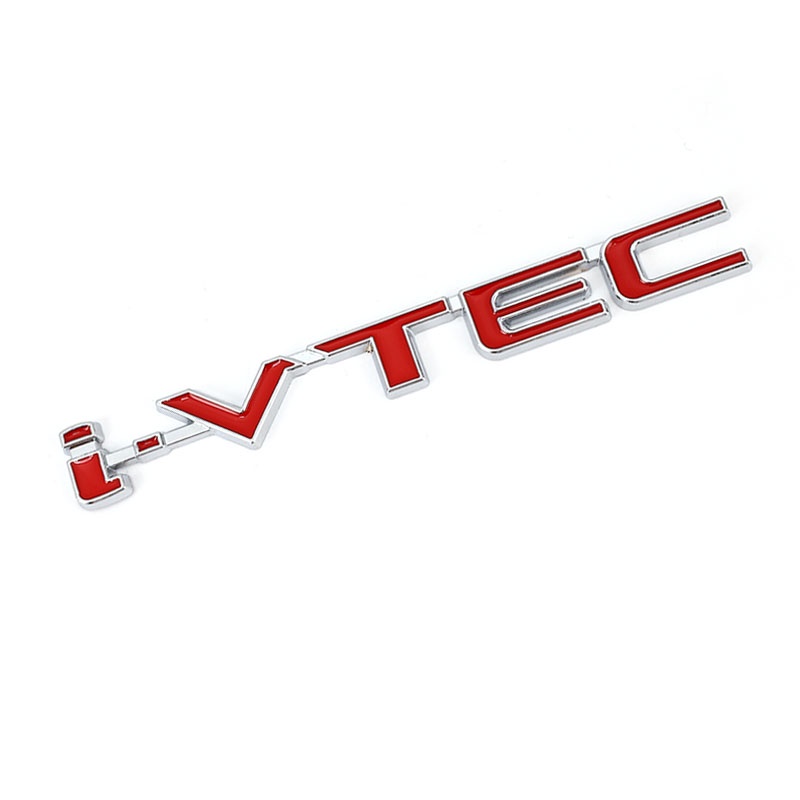 Logo VTEC 3D Bằng Kim Loại Dán Trang Trí Xe Hơi Honda City cb400 i-VTEC vfr800 cb750 Civic Accord Odyssey Spirior CRV SUV