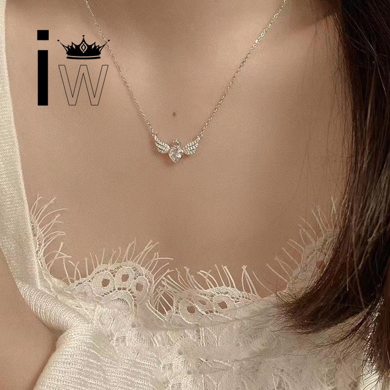 Vòng cổ Hợp Kim Mặt Hình Vương Miện / Trái Tim Đính Đá Thời Trang Cho Nữ
