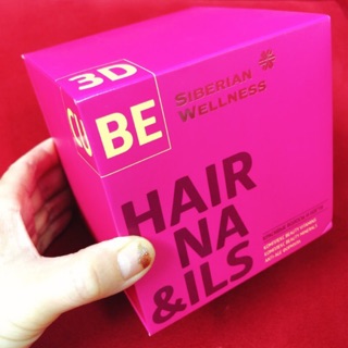 Viên uống đẹp tóc, móng 3D Hair & Nails Cube- Siberi Nga