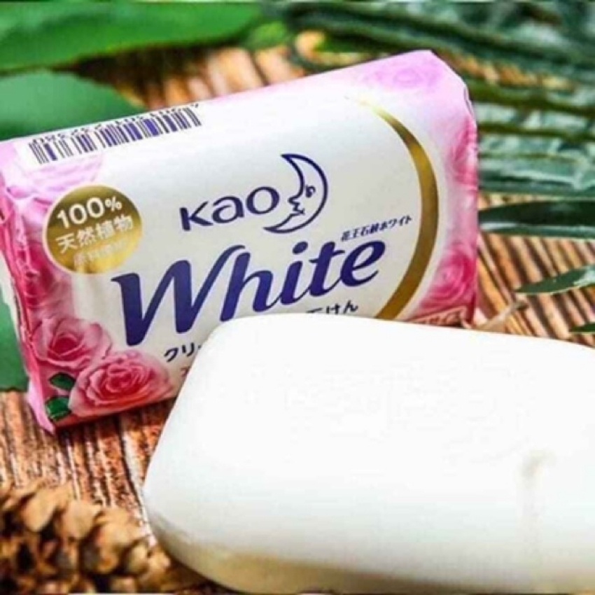 Xà Phòng Nhật White Kao 1 Xét 4 Bánh Mùi Hương Quyến Dũ Sữa Tươi,Hoa Hồng,Hương Cam,Hương Hoa Ly