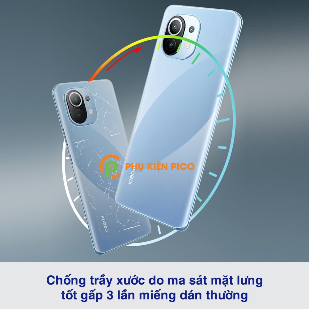 Dán lưng Mi 11 full viền trong suốt PPF tự phục hồi vết xước - Dán dẻo Xiaomi Mi 11