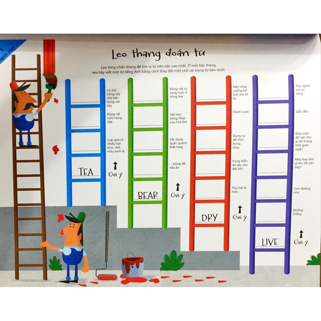 Cuốn sách khổng lồ về trò chơi tư duy - bộ 4 cuốn dành cho thiếu nhi