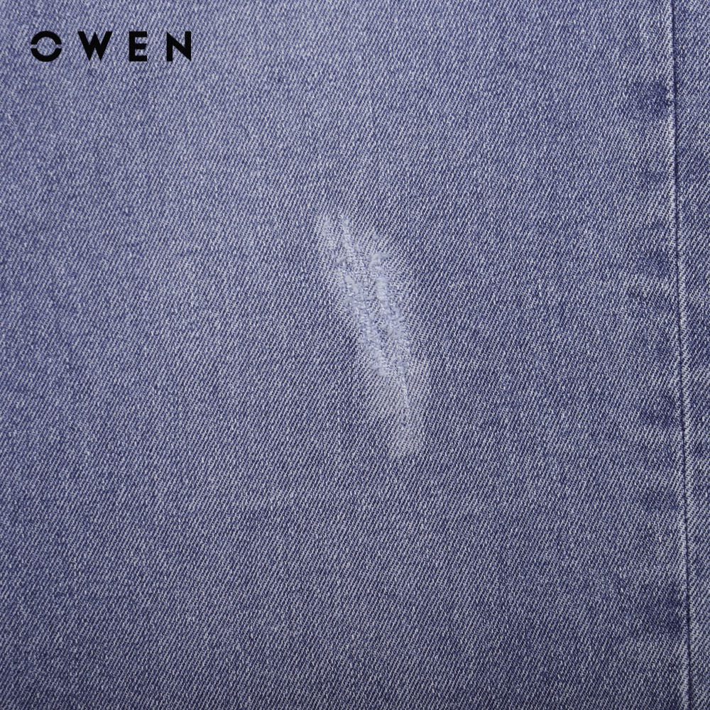 OWEN - Quần jean Slim Fit Xanh nhạt - QJSL221486