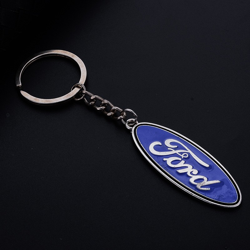 Móc Khóa Keychain Mô Hình Trang Trí Logo Ford Xe Hơi Car