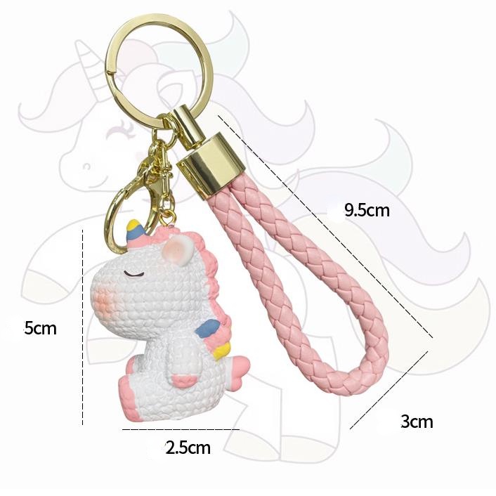 Móc Chìa Khóa Hình Kỳ Lân Hoạt Hình Sáng Tạo Dễ Thương