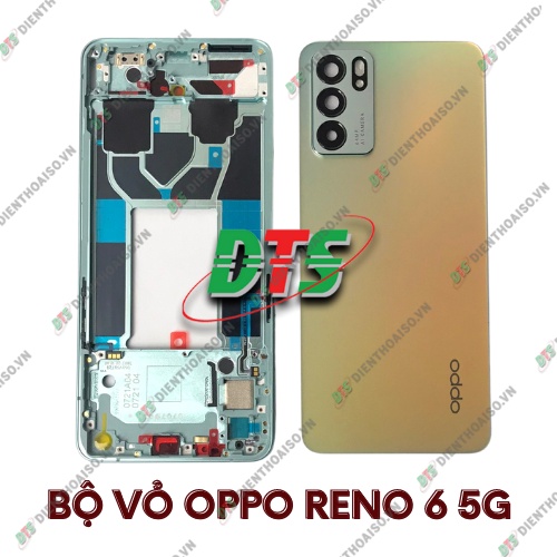 Bộ vỏ sườn lưng , kính camera ,khay sim oppo Reno 6 5g ( vỏ thay cho oppo reno 6 5g )