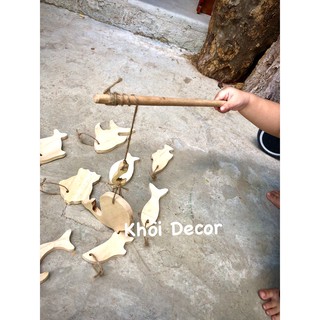 bộ câu cá gỗ - sáng tạo