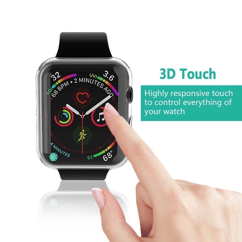 Ốp TPU bảo vệ màn hình 45mm 41mm 44MM 40MM 42 38MM cho iwatch series 7 SE 6 5 4 3