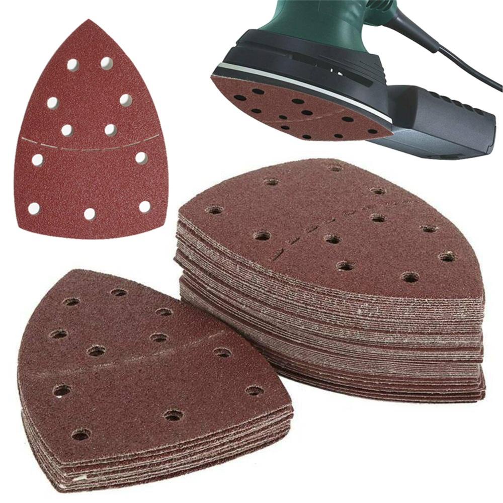 LONTIME Set 10 Tấm Giấy Nhám Chà Nhám 105X152Mm Cho Máy Chà Nhám Bosch PSM 100A