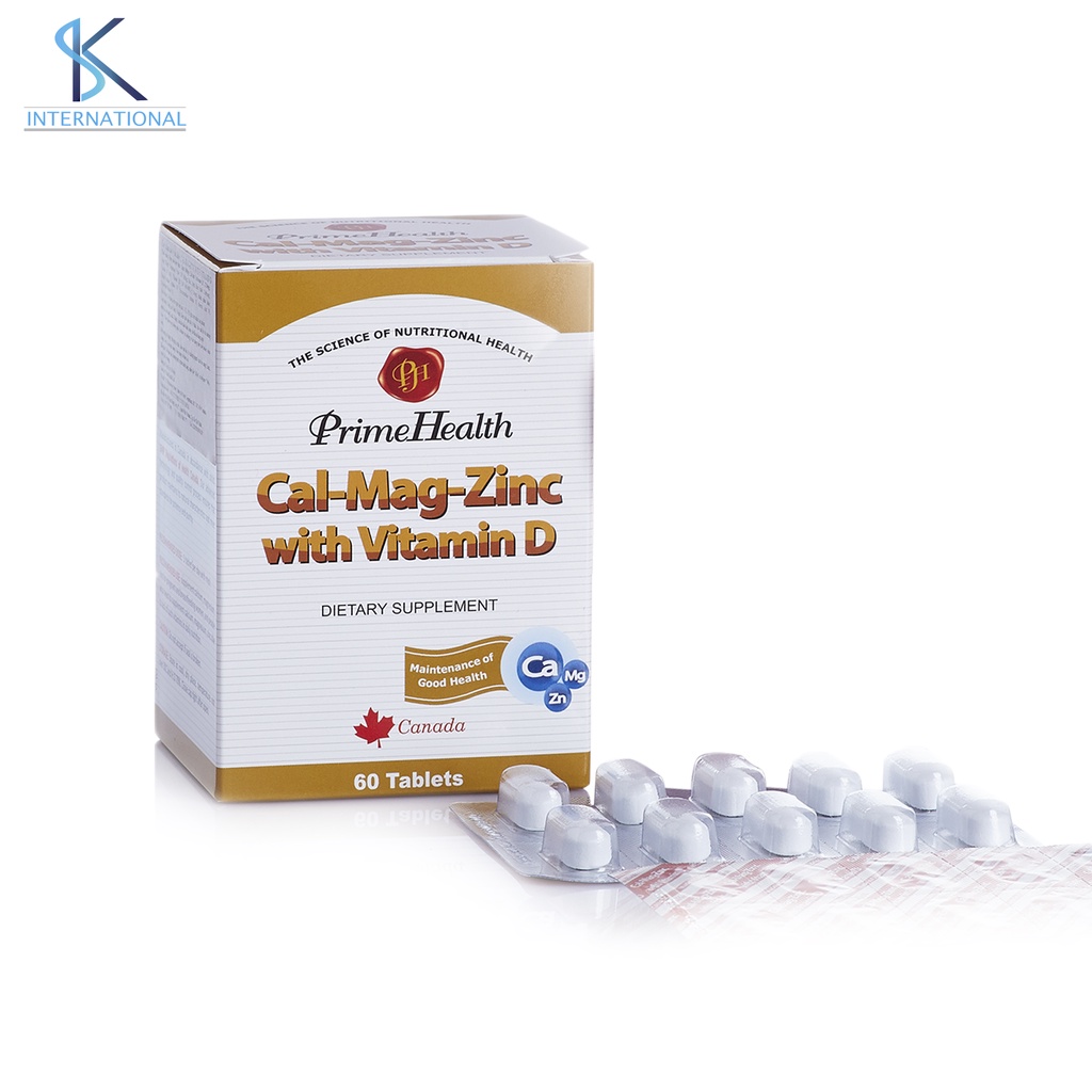 Viên uống bổ sung CANXI MAGIE KẼM VÀ VITAMIN D Hộp 60 viên