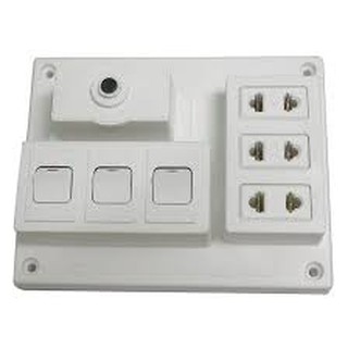 [Cam kết hàng chính hãng] Bảng điện nổi Lioa 3 ổ cắm, 3 công tắc B-CB15A3C