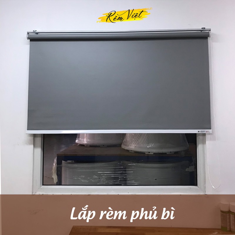 Rèm Cuốn Trơn Giá Rẻ Cản Sáng 100% Cho Cửa Sổ Cửa Kính