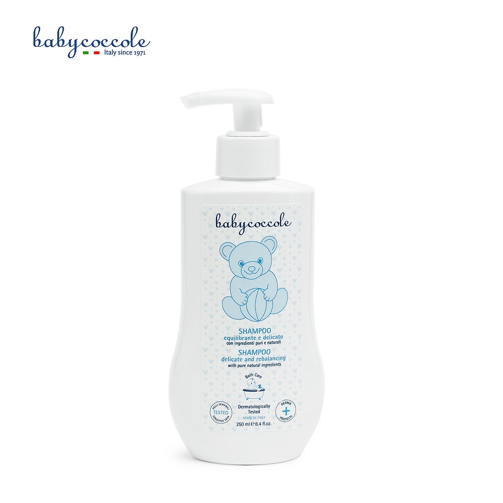 Dầu gội chiết xuất hoa sen Babycoccole 250ml 0M+