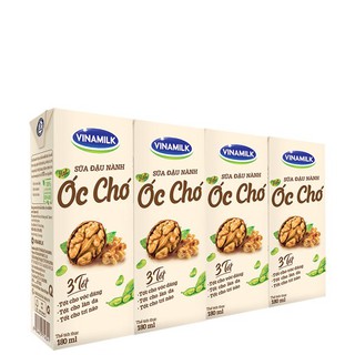 Thùng 48 hộp Sữa đậu nành Vinamilk hạt óc chó 180ml