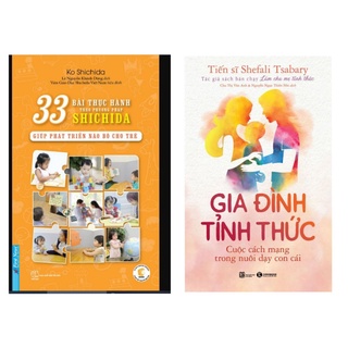 Sách - Combo2c: 33 Bài Thực Hành Theo Phương Pháp Shichida + Xem mặt sau Gia đình tỉnh thức