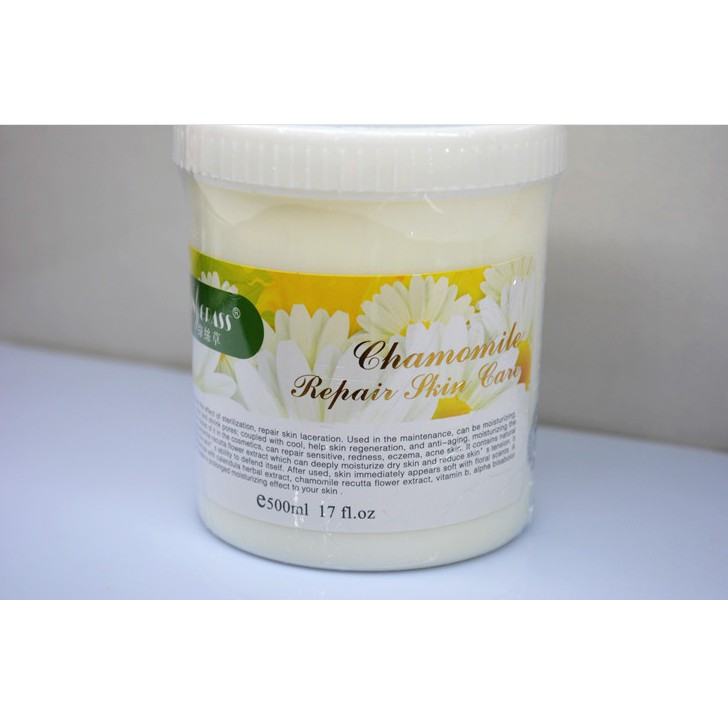 (Freeship  Extra ) Bộ 4 lọ chăm sóc da hoa cúc chuyên dùng cho spa cao cấp