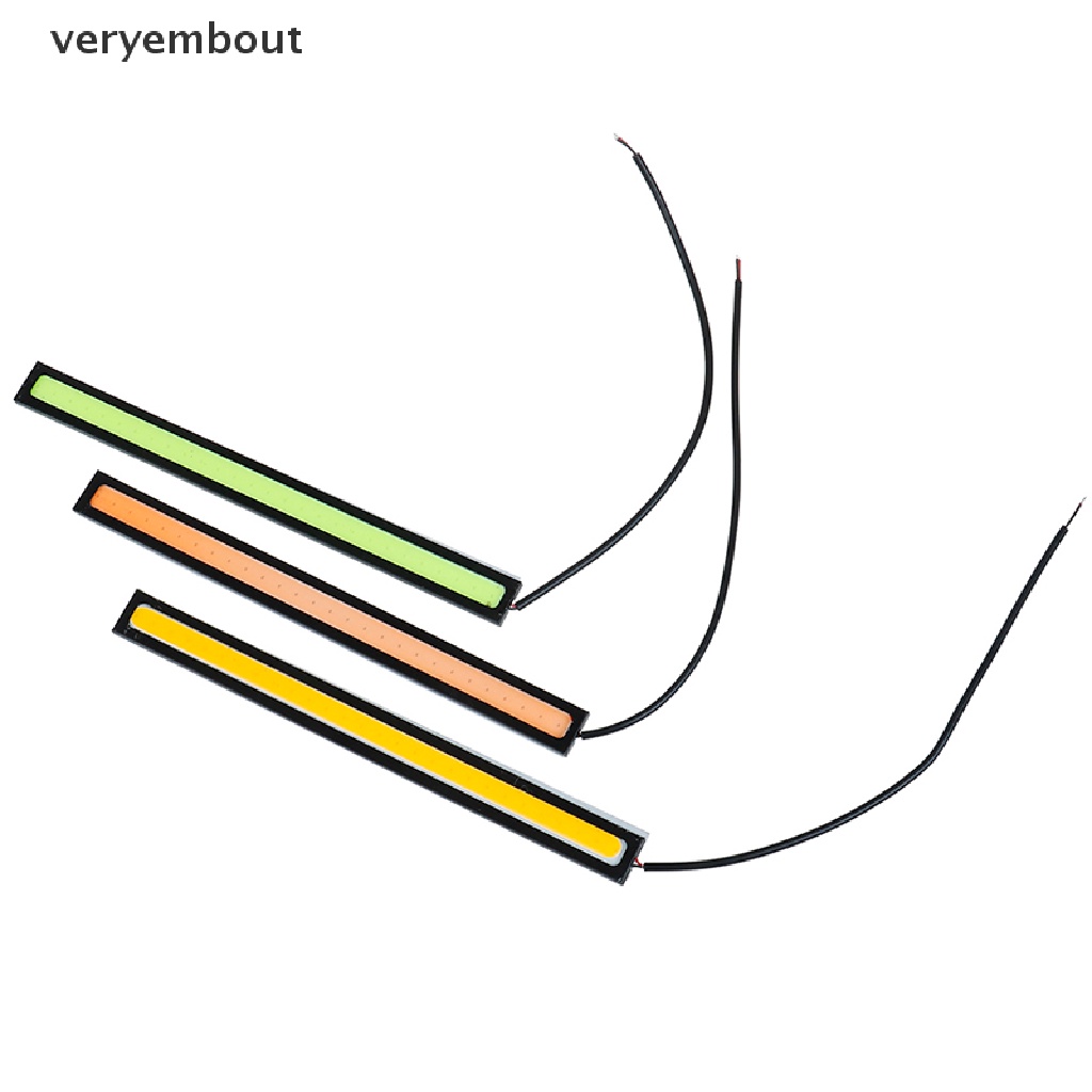 【ut】 1Pc Waterproof 17cm COB car LED lights 12V for DRL fog light driving lamp .