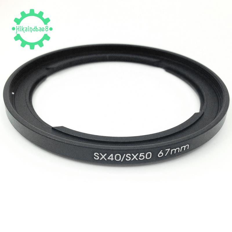 67Mm Filter Adapter For Canon Powershot Sx30 Sx40 Sx50 Sx520 Hs Replace Fa-Dc67A