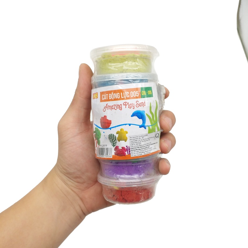 Bộ 6 Hộp Cát Động Lực Màu 005