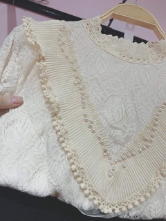 Áo sơ mi ren ngọc