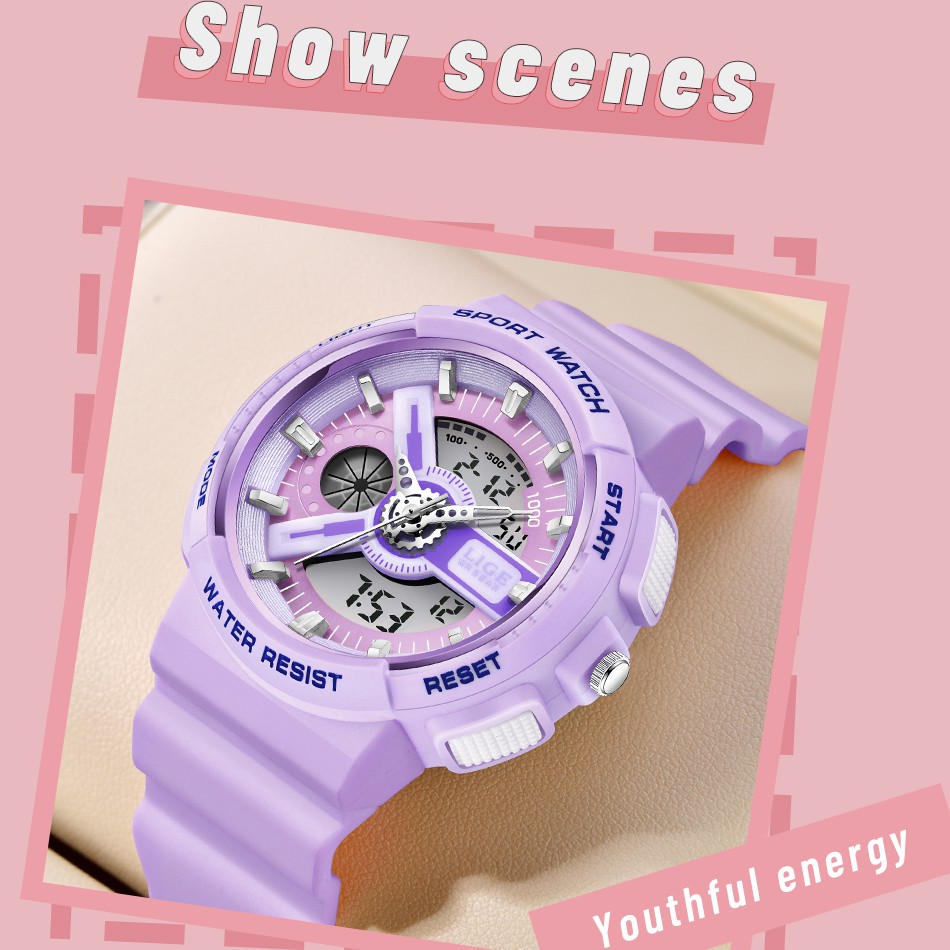 Đồng Hồ Thể Thao Điện Tử Dây Silicon Chống Thấm Nước Cho Bé | BigBuy360 - bigbuy360.vn