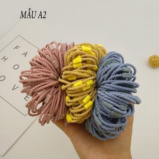 Dây cột tóc đủ kiểu cho mẹ và bé Hàng Quảng Châu