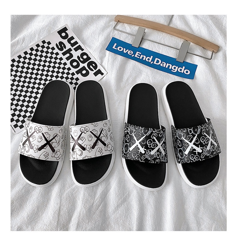 Dép quai ngang thời trang nam nữ Kaw XX phong cách ulzzang hàn quốc siêu Hot đi cực êm chân TH-21