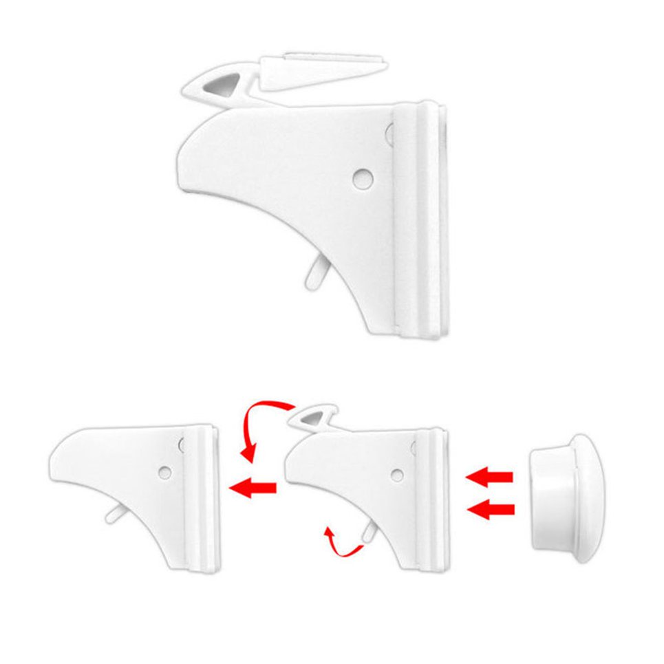 Magnetic Drawer Lock Multifunctional Children Safety Lock Cabinet Door Lock
