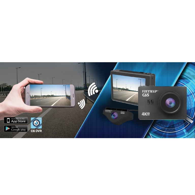 Camera Hành Trình Vietmap C65 – Ghi Hình Trước Và Sau Xe | Wifi | Oled 3 | BigBuy360 - bigbuy360.vn