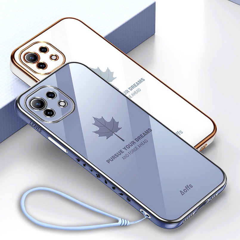 Ốp Điện Thoại Mềm In Họa Tiết Lá Phong Cho OPPO Realme Narzo 50i 50A C21Y 5 Pro 9 8i 9i C35 C31 C21 C20