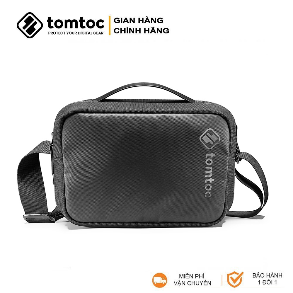 Túi Đeo Chéo Đa Năng TOMTOC CROSSBODY For TECH ACCESSORIES And  IPAD PRO 11/10.5INCH &amp; TABLET/NOTEBOOK