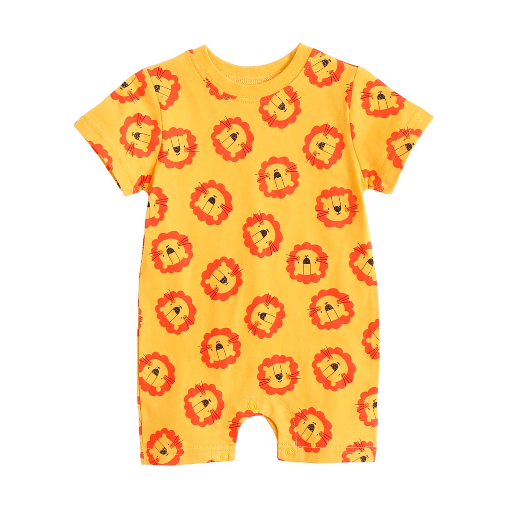 Áo liền quần Sanlutoz in họa tiết hoạt hình dễ thương thời trang mùa hè cho trẻ nhỏ