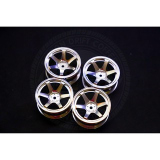 Mâm CNC Cho Xe Rc Drift Car 1/10 Cơ Bản Off Set 9 Silver