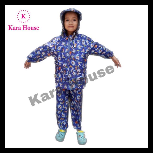 ÁO MƯA BỘ CHO BÉ VẢI DÙ CAO CẤP KARA HOUSE