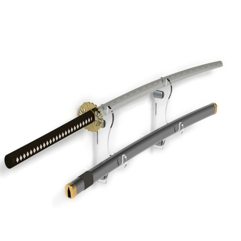 Giá Đỡ Thanh Kiếm Samurai Treo Tường Trang Trí Phòng Khách / Phòng Ngủ