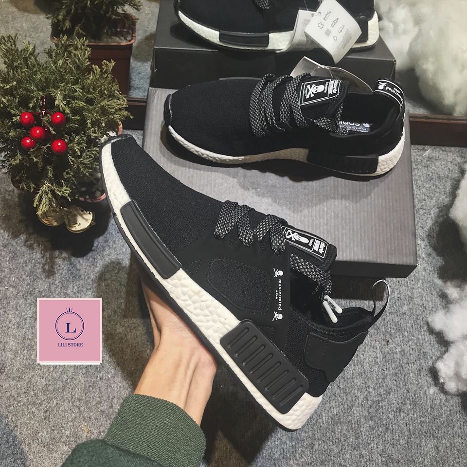 GIẢM giá sập sàn GIÀY THỂ THAO Giày Thể Thao NMD Mastermind Japan phản quang dây Đen FREESHIP . . . 👟 ˇ