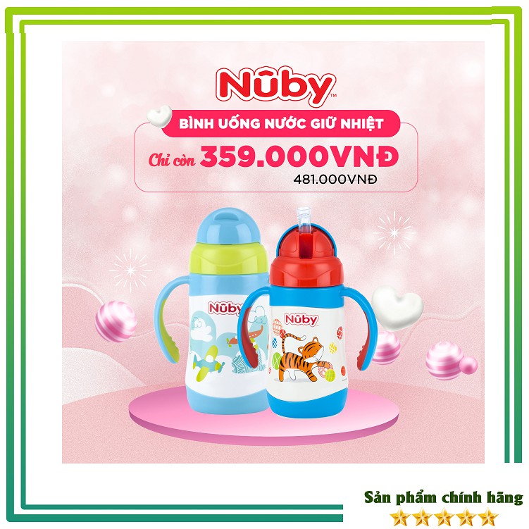 Bình uống nước giữ nhiệt bằng Inox 360 độ, 2 chiều nóng lạnh dung tích 280ml