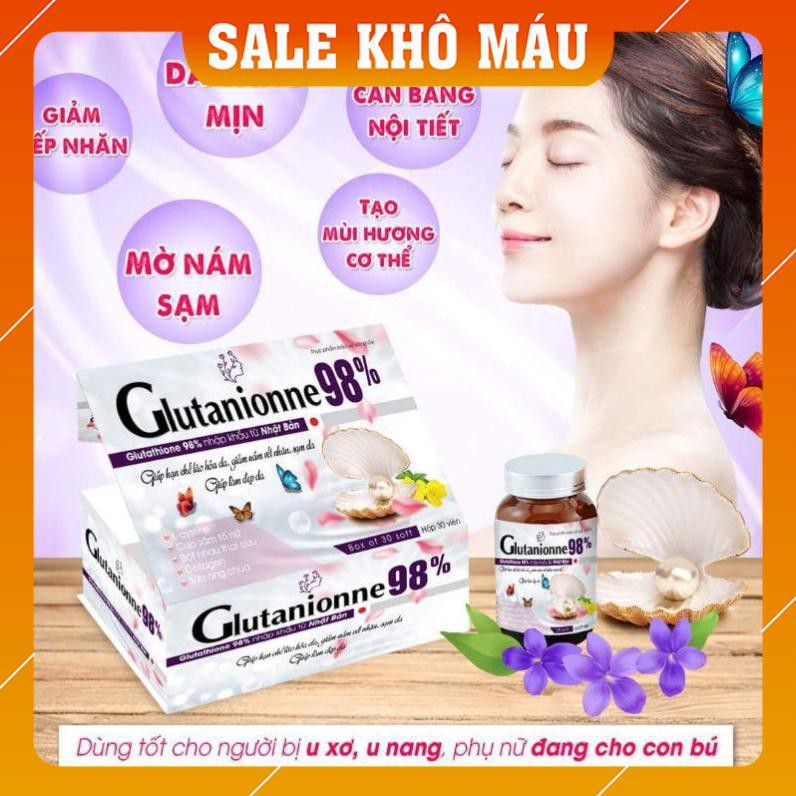 VIÊN UỐNG TRẮNG DA .GLUTATHIONE 98%